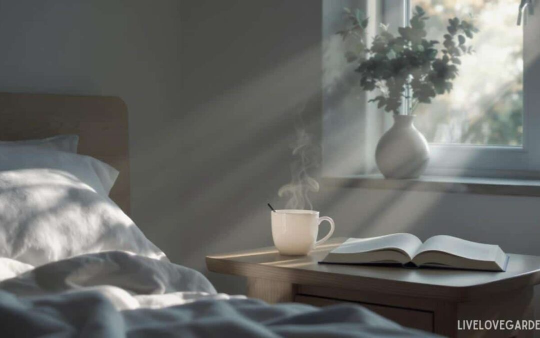 Quiet Living Lifestyle Morning Coffee in Window