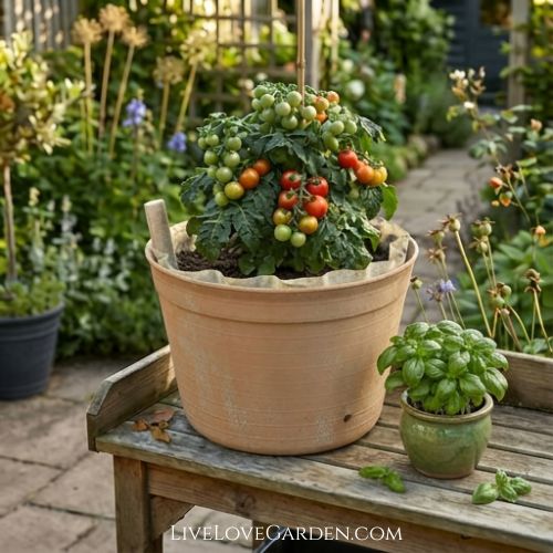 DIY Self watering container growing well