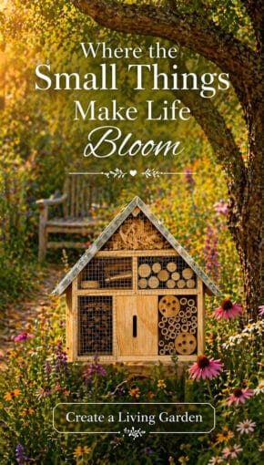 Mason Bee house for your rewilded yard