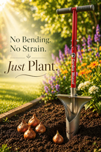 Bulb planting shovel