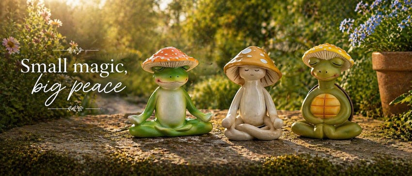Cute Figurines for the home and garden