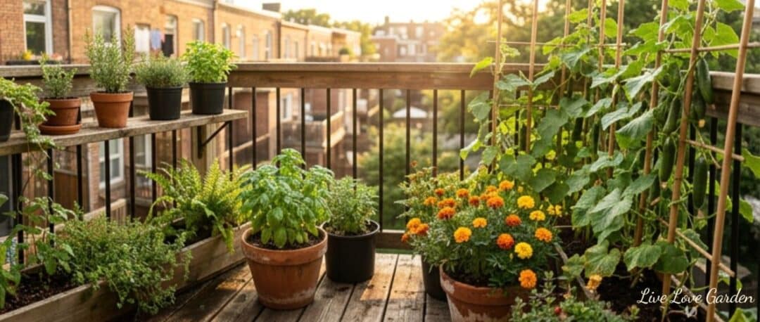 How to grow cucumbers in containers showing the right sunlight