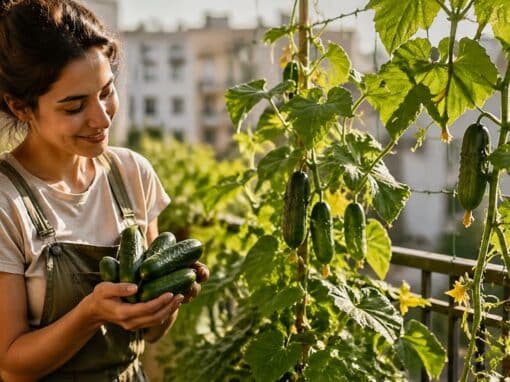 How to Grow Cucumbers in Containers (Step-by-Step for Small Spaces)