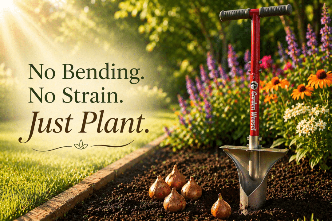 Shovel bulb planter