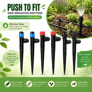 Push to Fit Drip Line Emitters