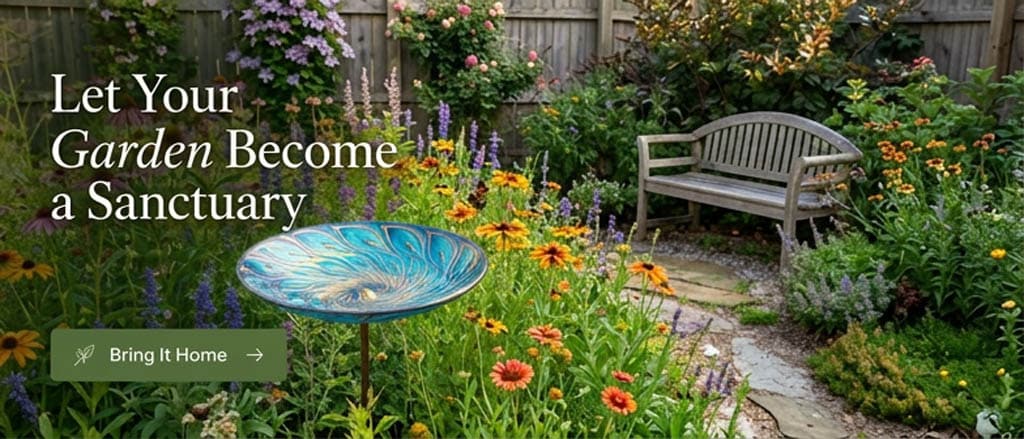 Rewild your yard with a bird bath