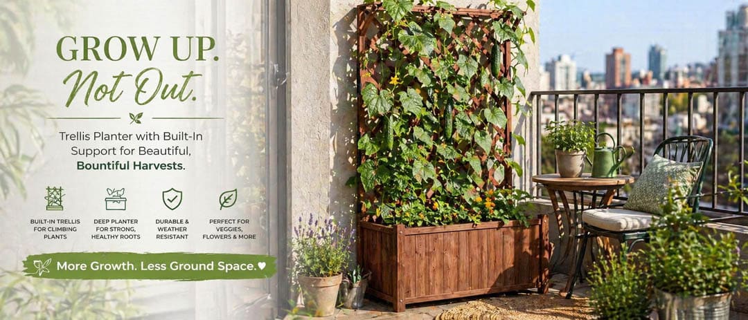 Trellis Planter for your patio or balcony