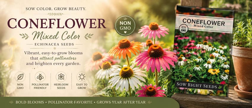 Coneflower seeds Mixed colors