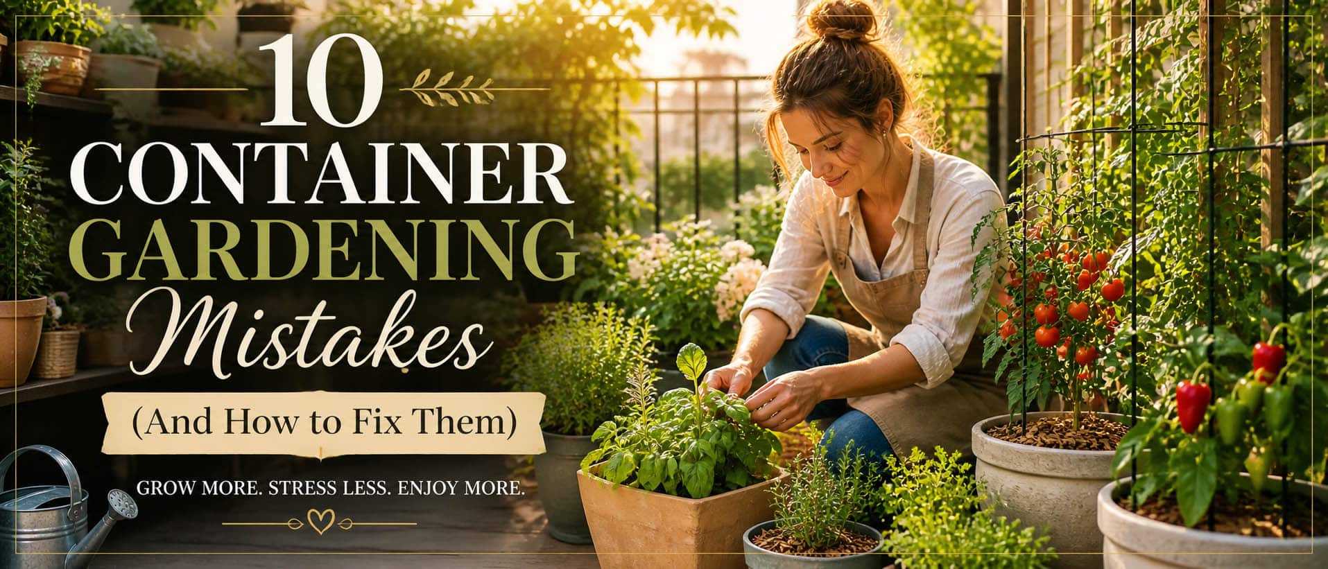 Container gardening tips