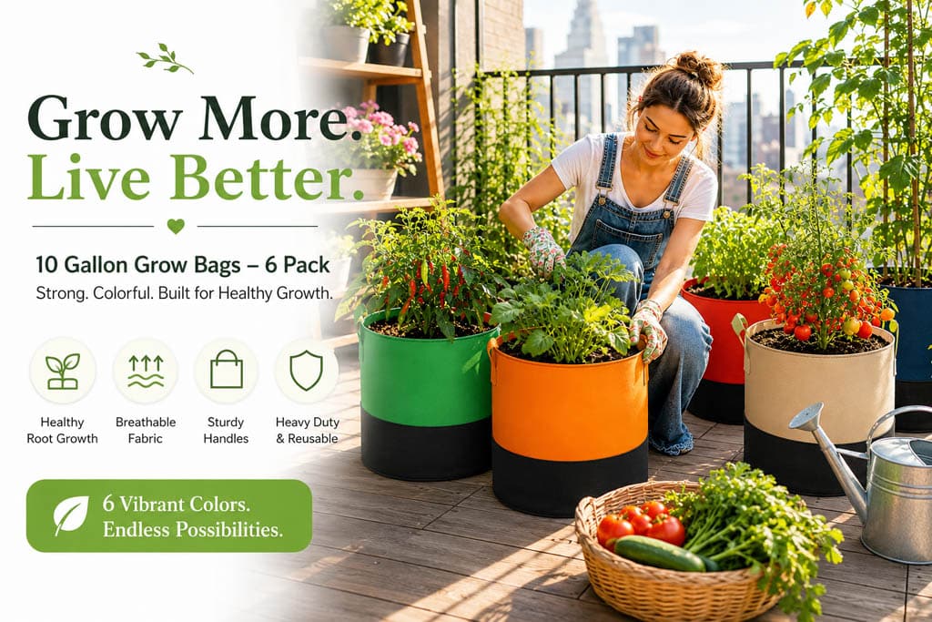 Colorful Grow Bags