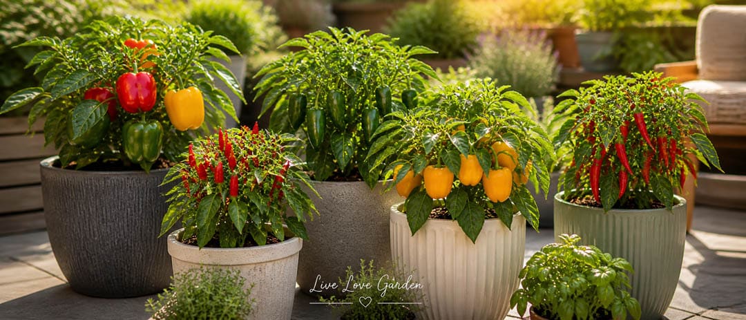 How to grow high-yield peppers in small places Banner