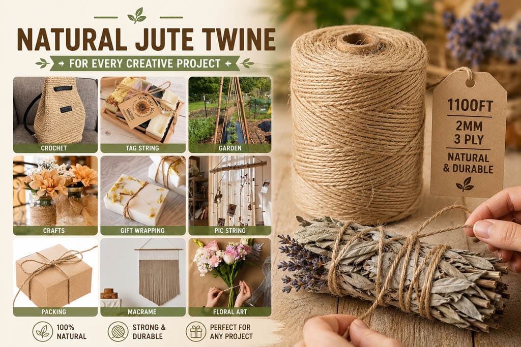 Natural Jute for DIY projects
