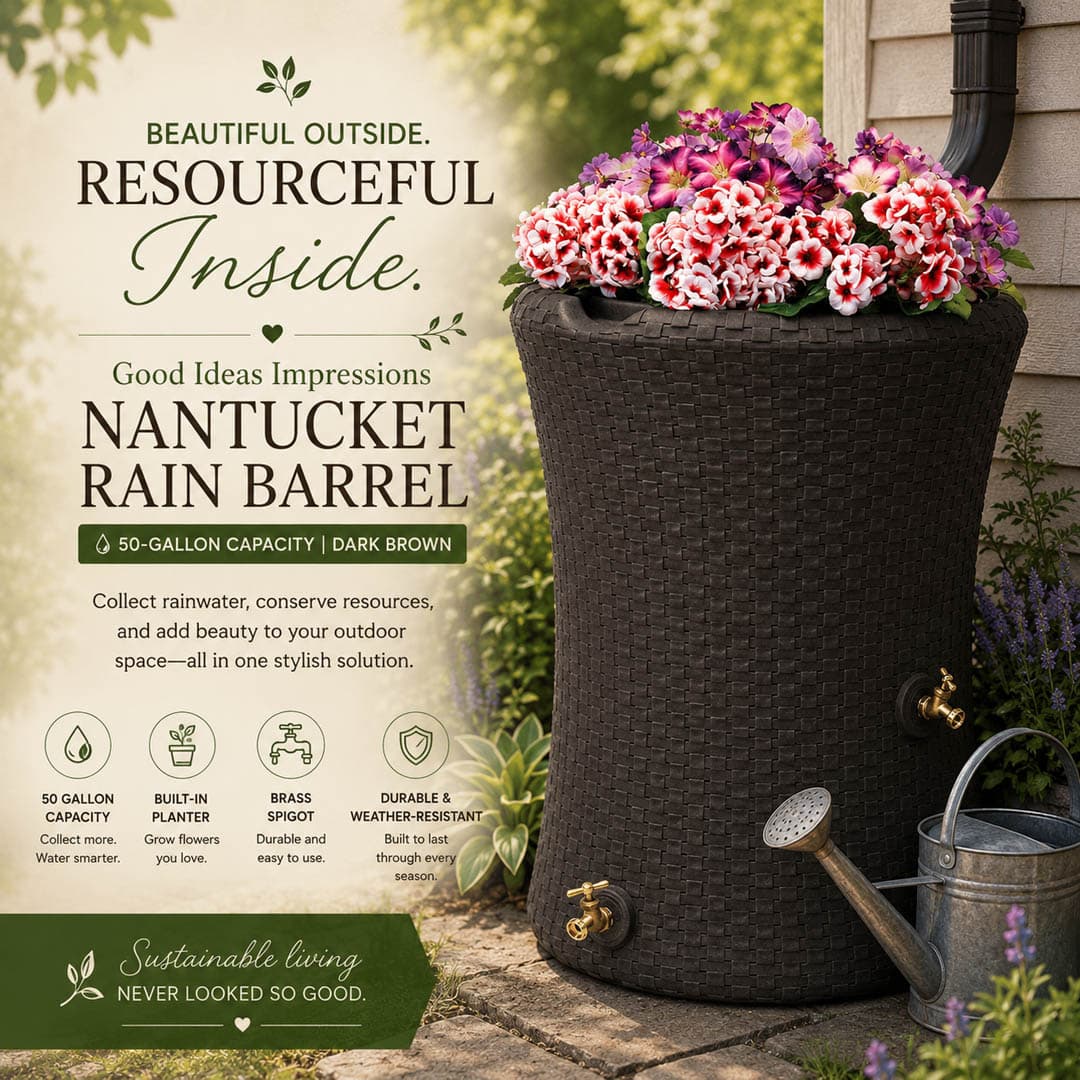 Rain Barrel Basket
