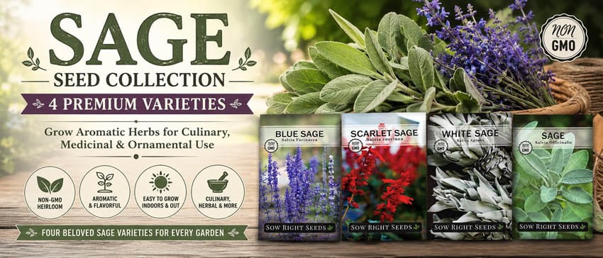 Sage Seeds 4 Varieties