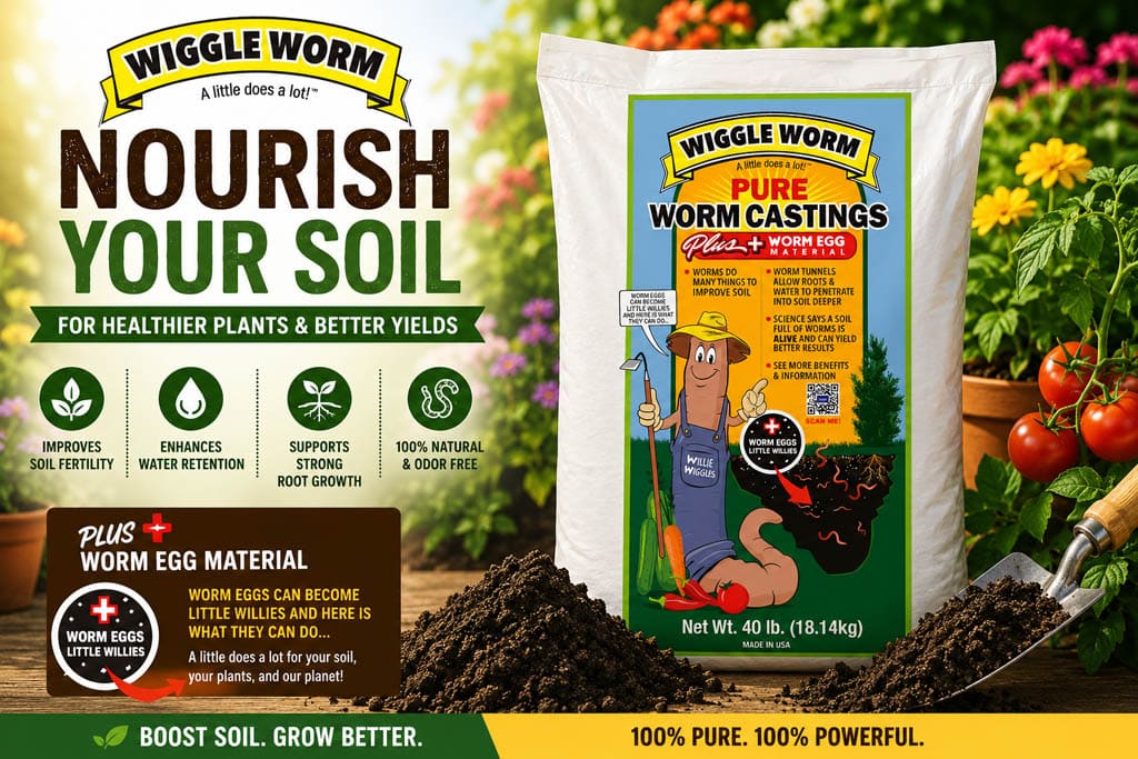 worm castings and eggs