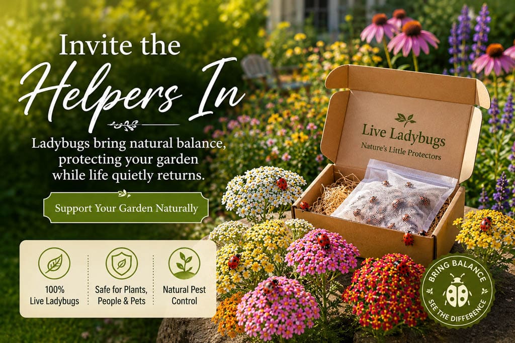 Ladybugs for Garden Ladybugs for a sustainable Garden